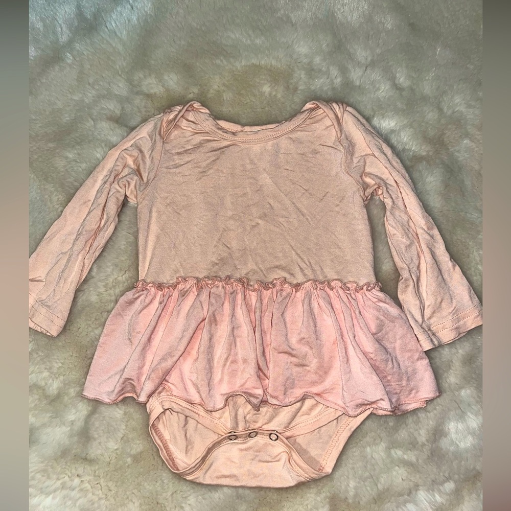 Aubrey Gianna Bamboo Long Sleeve Bodysuit with Skirt 🌵12-18 Months